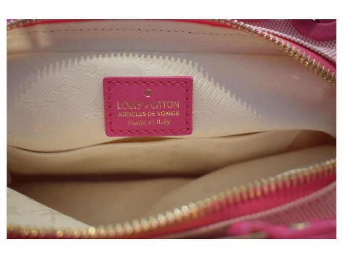 Louis Vuitton That's Love Borsa a Spalla Tela Rosa Cruise 2005 Beige - vista 19