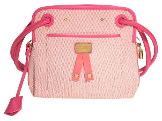 Louis Vuitton That's Love Borsa a Spalla Tela Rosa Cruise 2005 Beige - vista 3