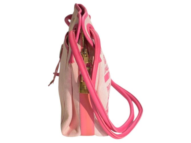 Louis Vuitton That's Love Borsa a Spalla Tela Rosa Cruise 2005 Beige - vista 7