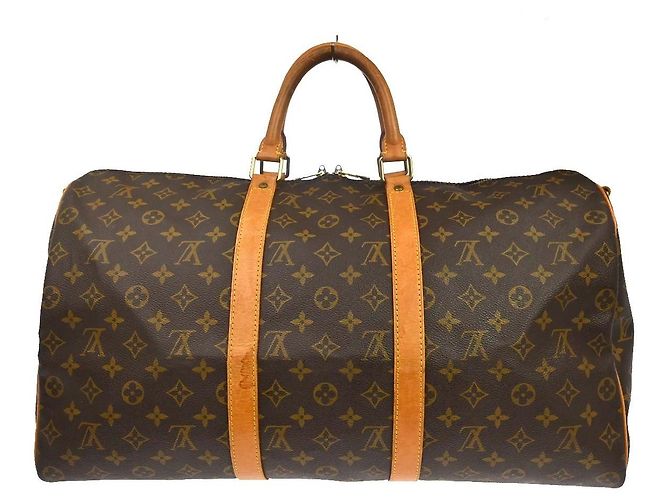 Louis Vuitton Keepall Bandouliere Monogram Canvas 50 Marron - vue 2