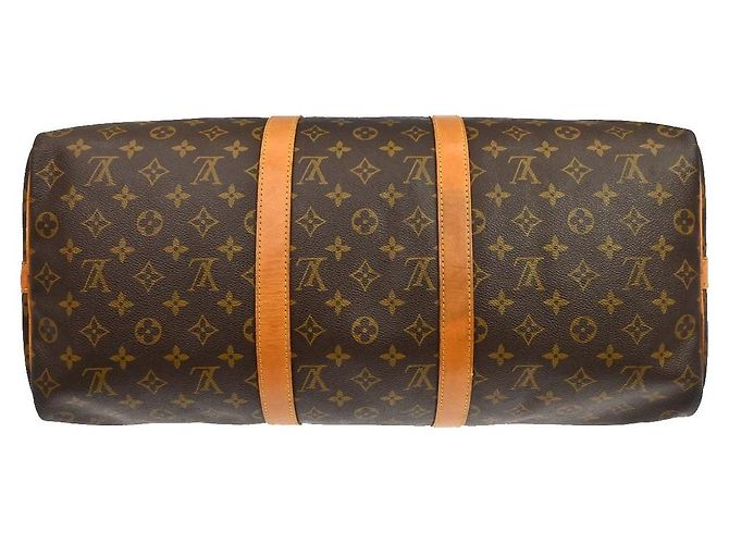 Louis Vuitton Keepall Bandouliere Monogram Canvas 50 Marron - vue 7