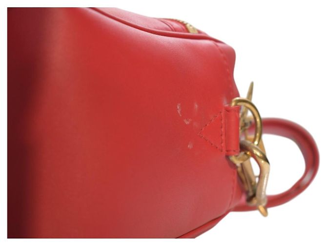 Louis Vuitton Sofia Coppola SC Borsa Bowling Slim Pelle Rossa Rosso - vista 15