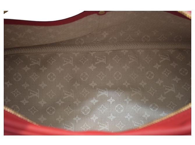 Louis Vuitton Sofia Coppola SC Borsa Bowling Slim Pelle Rossa Rosso - vista 20