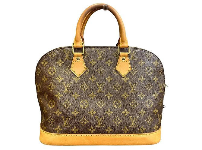 Borsa Louis Vuitton Alma Marrone - vista 2