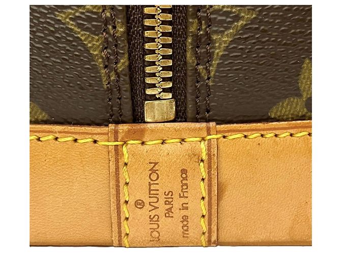 Borsa Louis Vuitton Alma - Tela Monogram Marrone - vista 4