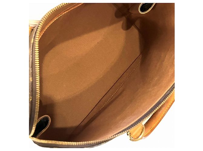 Borsa Louis Vuitton Alma - Tela Monogram Marrone - vista 6