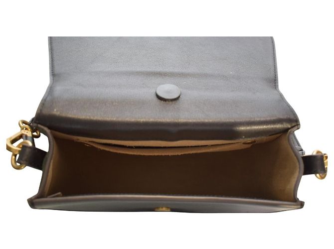 Chloé Borsa a tracolla CHLOE Nile Medium in pelle nera Crossbody Saddle Italia Nero - vista 18