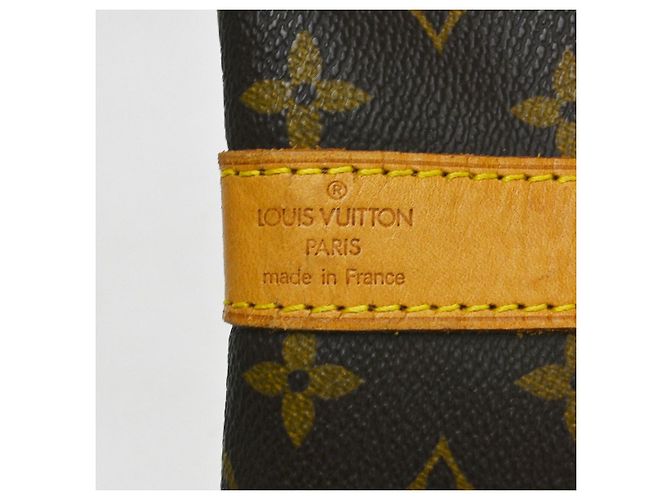 Louis Vuitton Keepall Bandouliere Monogram Canvas 60 Marron - vue 4