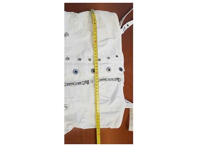Corset de algodão branco Dolce & Gabbana - vista 14
