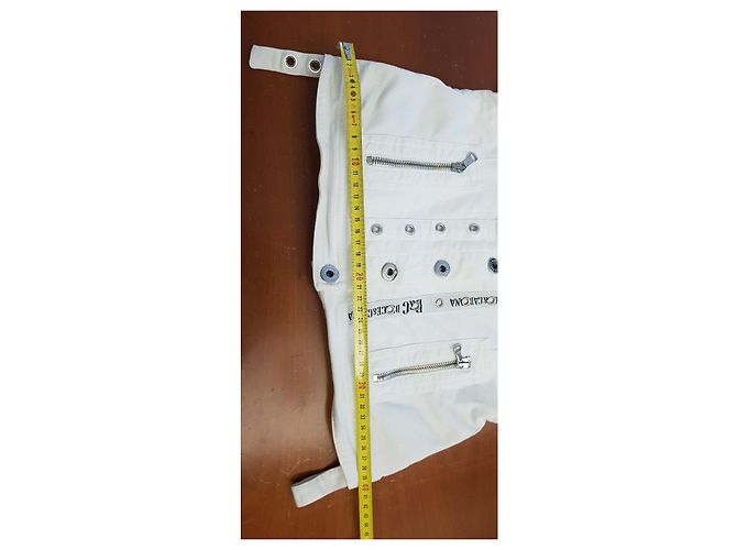 Corset de algodão branco Dolce & Gabbana - vista 17