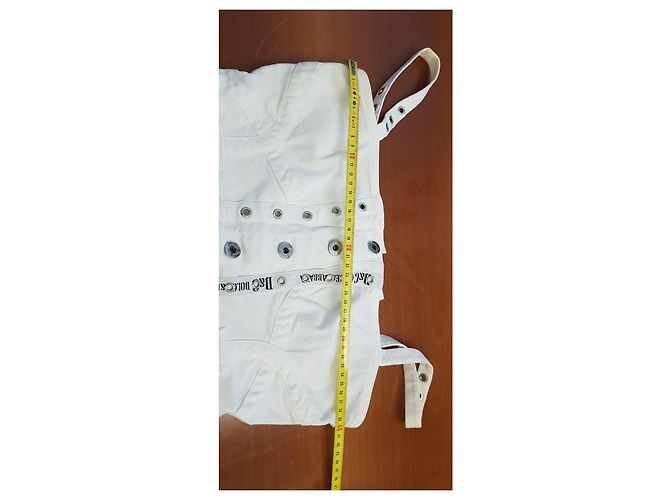 Corset de algodão branco Dolce & Gabbana - vista 18