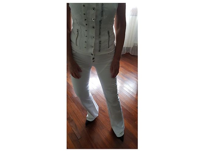 Corset de algodão branco Dolce & Gabbana - vista 2