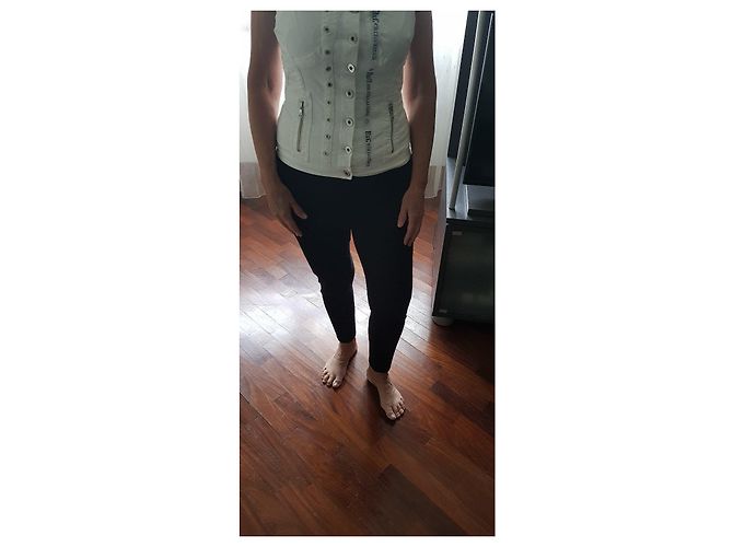 Corset de algodão branco Dolce & Gabbana - vista 8