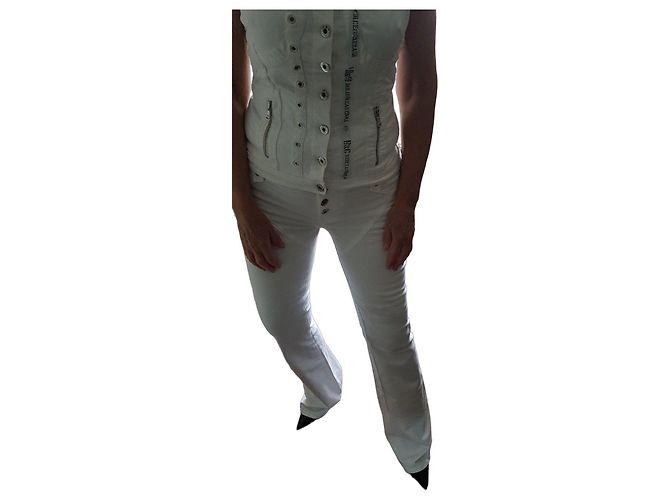 Dolce & Gabbana Pantalones D&G blancos - vista 2