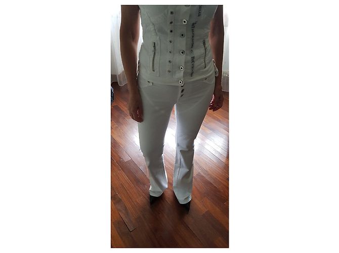 Dolce & Gabbana Pantalones D&G blancos - vista 3