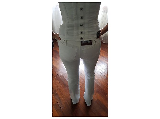 Dolce & Gabbana Pantalones D&G blancos - vista 5