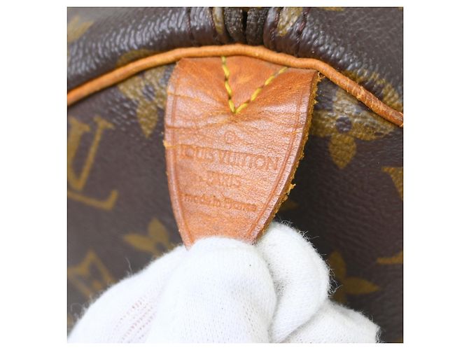 Louis Vuitton Speedy Monogram Canvas 30 Marrone - vista 4
