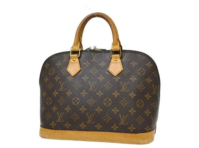 Borsa Louis Vuitton Alma Monogram Canvas PM Marrone - vista 2