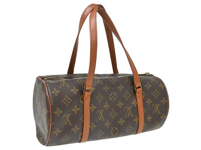 Borsa Louis Vuitton Papillon Monogram Canvas 30 Marrone - vista 2