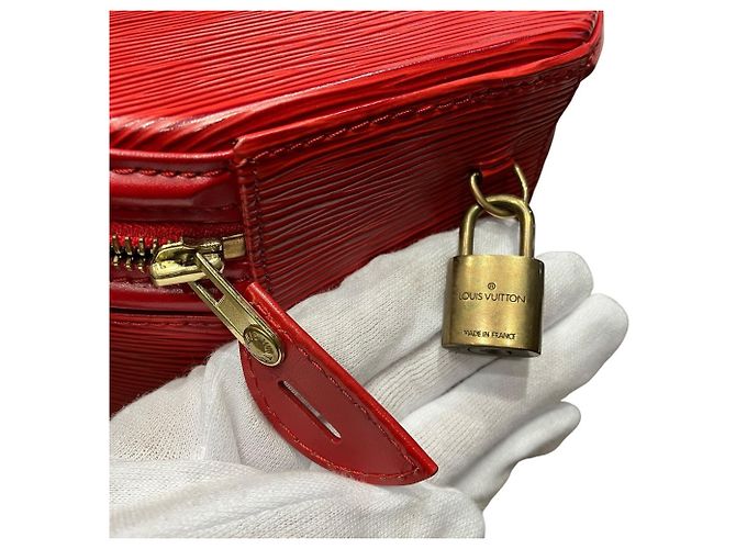 Borsa Louis Vuitton Cannes Rosso - vista 5