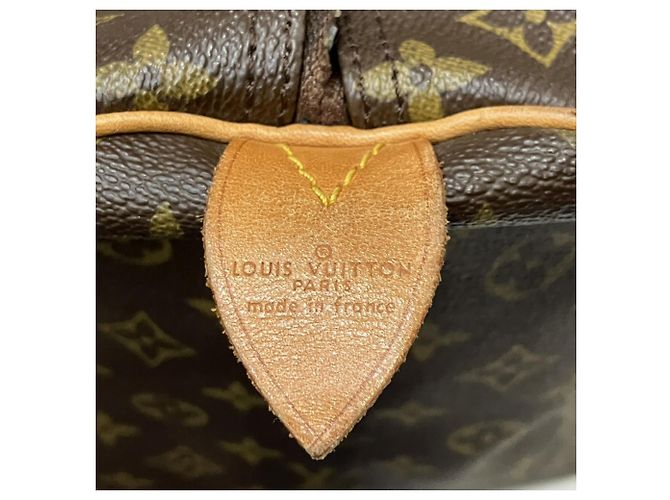 Borsa Boston Louis Vuitton Keepall 60 Marrone - vista 4