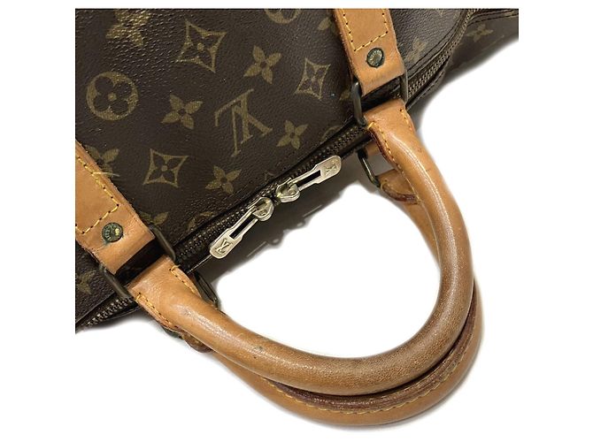 Borsa Boston Louis Vuitton Keepall 60 Marrone - vista 9