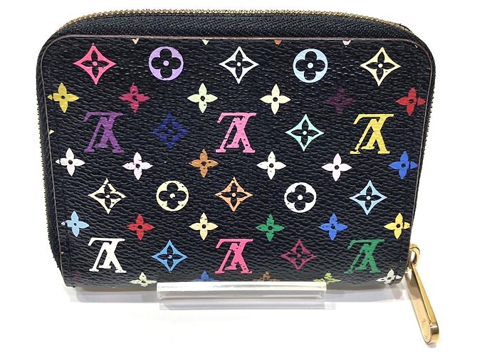 Portafoglio Zippy Louis Vuitton Nero Multicolore Monogramma - vista 2
