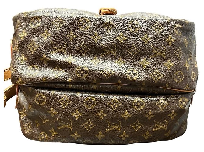 Borsa a Spalla Louis Vuitton Saumur 30 Marrone - vista 3