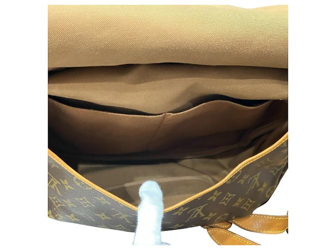 Borsa a Spalla Louis Vuitton Saumur 30 Marrone - vista 6