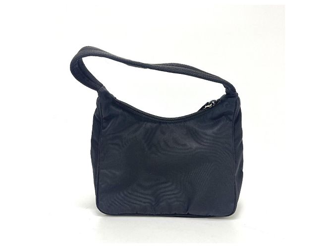 Prada MV515 Triangle Logo Hobo Bag Schwarz - Ansicht 2