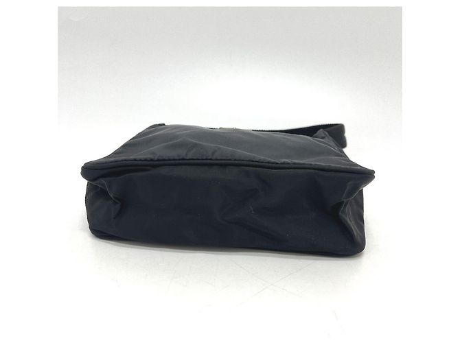 Prada MV515 Triangle Logo Hobo Bag Schwarz - Ansicht 5