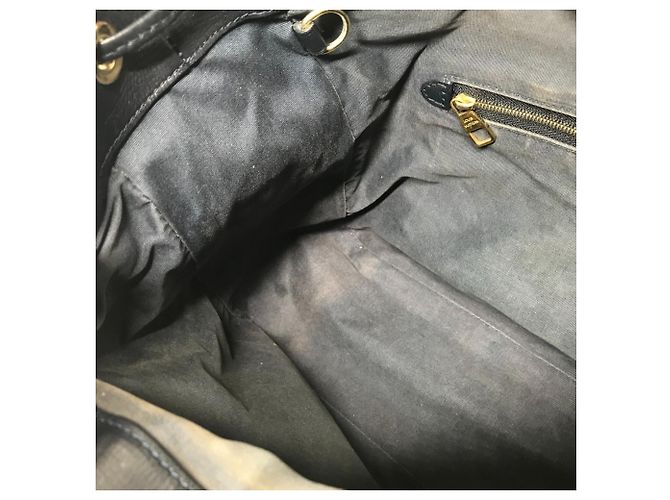 Borsa a Spalla Louis Vuitton Monogram Idylle Noe PM Nero Blu navy - vista 14