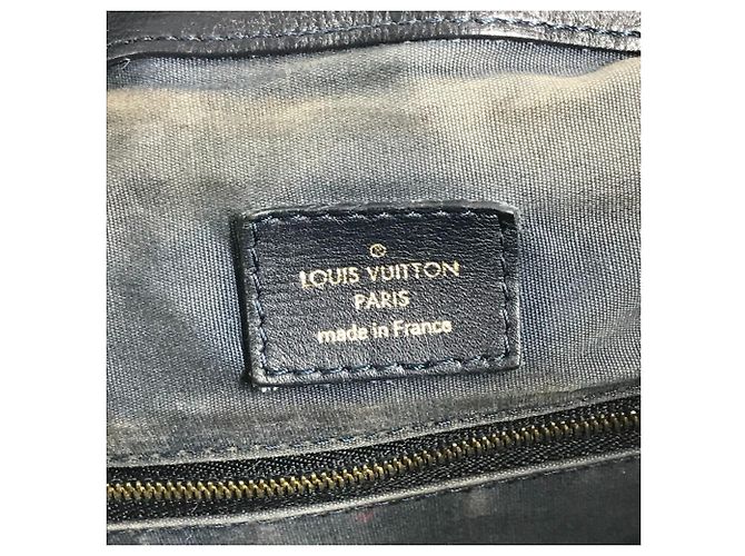 Borsa a Spalla Louis Vuitton Monogram Idylle Noe PM Nero Blu navy - vista 15