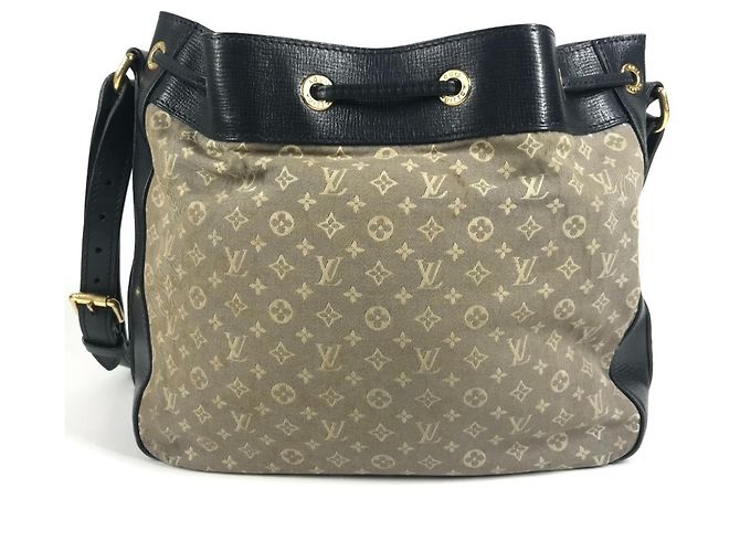 Borsa a Spalla Louis Vuitton Monogram Idylle Noe PM Nero Blu navy - vista 2