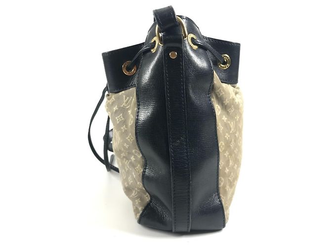 Borsa a Spalla Louis Vuitton Monogram Idylle Noe PM Nero Blu navy - vista 3