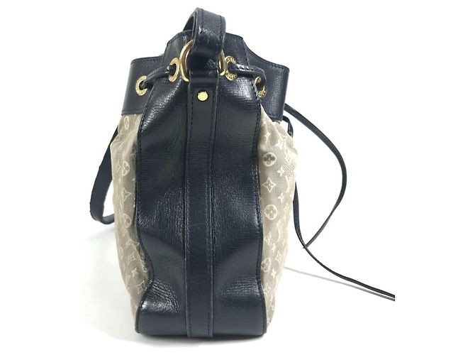 Borsa a Spalla Louis Vuitton Monogram Idylle Noe PM Nero Blu navy - vista 4
