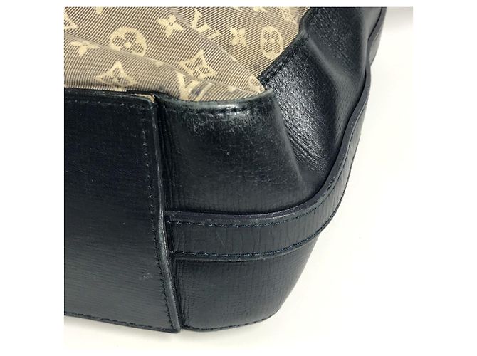 Borsa a Spalla Louis Vuitton Monogram Idylle Noe PM Nero Blu navy - vista 6