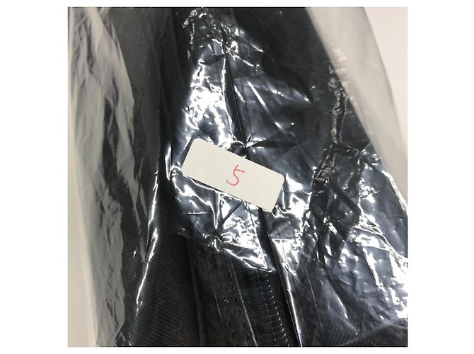 Borsa Boston Chanel Old Travel Line Nero Bianco - vista 17