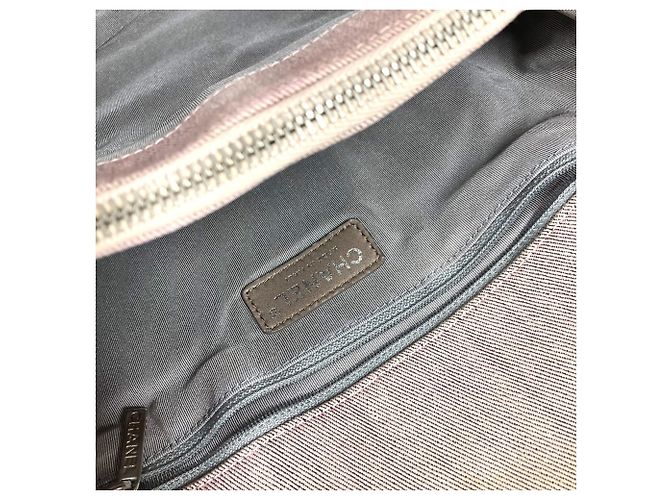 Chanel Schultertasche aus rosa Baumwolle Pink - Ansicht 11