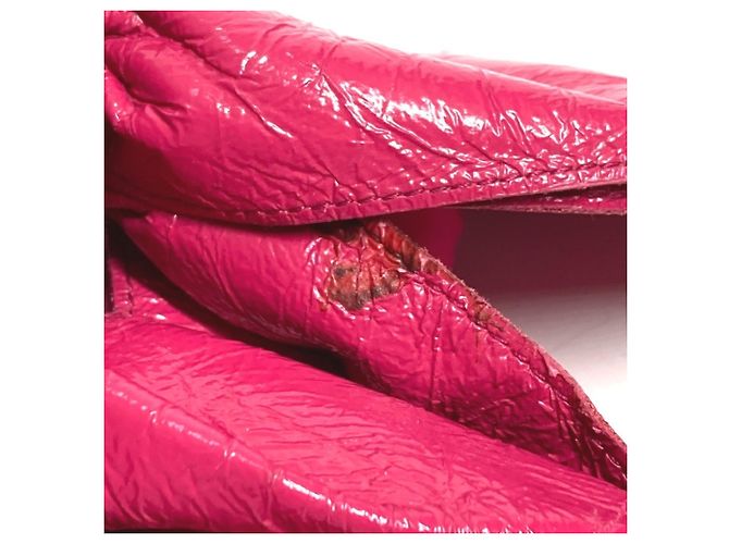 Borsa Tote a Spalla in Nylon Rosa Prada - vista 15