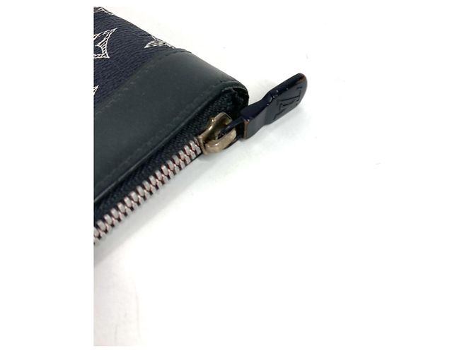 Pochette Apollo Monogram Ink Louis Vuitton Rosso Blu navy - vista 8
