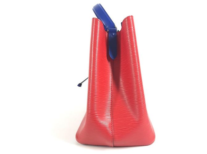 Borsa a secchiello Louis Vuitton Epi NeoNoe Bicolor Rosso Blu - vista 3