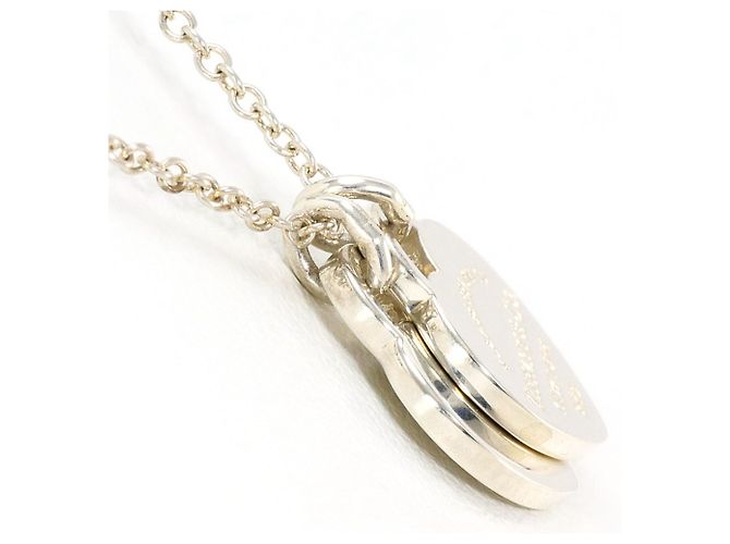 Collana in Argento Double Heart Tiffany & Co. - vista 2