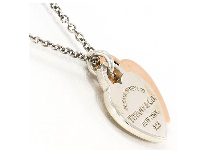 Collana Return to Double Heart in argento Tiffany & Co. - vista 2