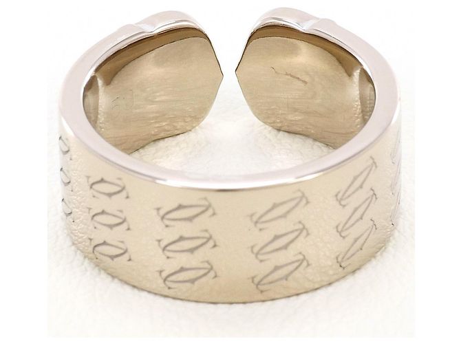 Cartier C2 Ring aus 18K Weißgold Golden - vue 3