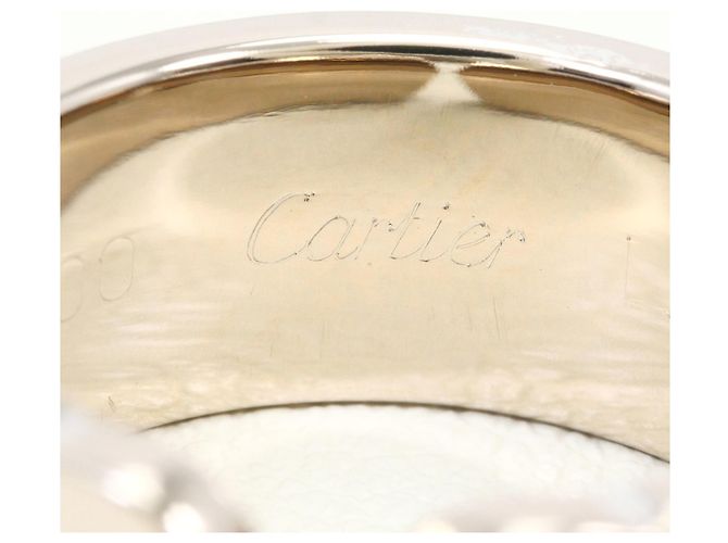 Cartier C2 Ring aus 18K Weißgold Golden - vue 5