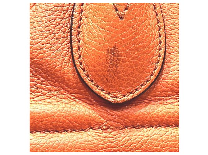 Borsa a tracolla in pelle Gucci Arancione - vista 8
