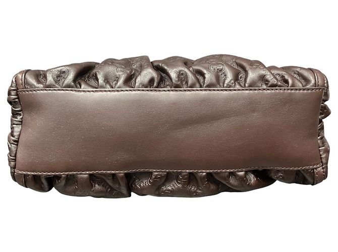 Borsa Abbey Gucci in pelle cioccolato Marrone scuro - vista 3
