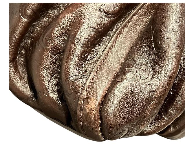 Borsa Abbey Gucci in pelle cioccolato Marrone scuro - vista 6
