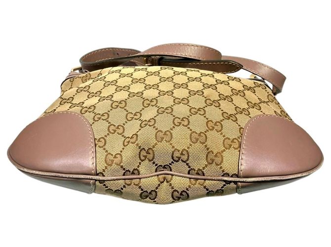 Borsa a Spalla Gucci Mayfair Beige - vista 3